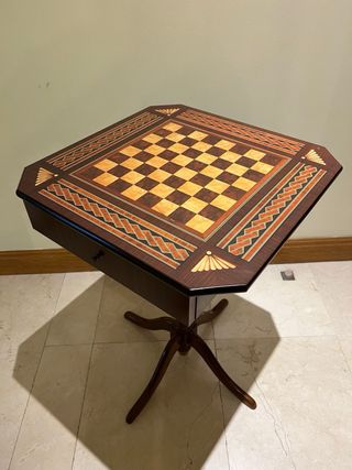 Mesa de ajedrez de lujo vintage