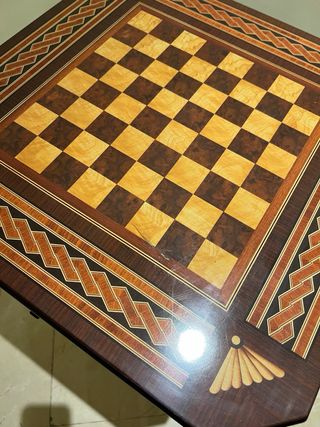 Mesa de ajedrez de lujo vintage