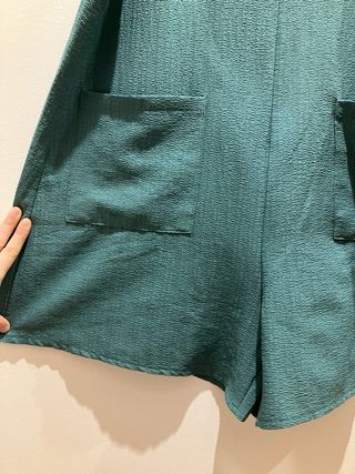 Mono corto tirantes lazo azul turquesa