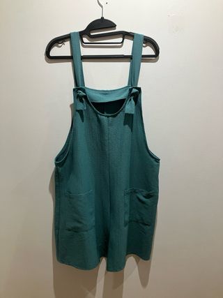 Mono corto tirantes lazo azul turquesa