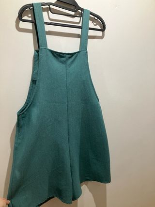 Mono corto tirantes lazo azul turquesa