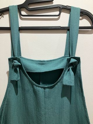 Mono corto tirantes lazo azul turquesa