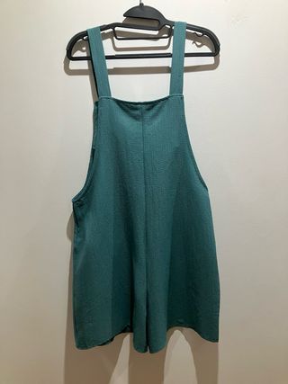 Mono corto tirantes lazo azul turquesa