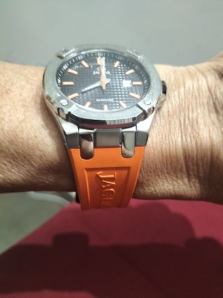 Reloj Jaguar Negro Naranja