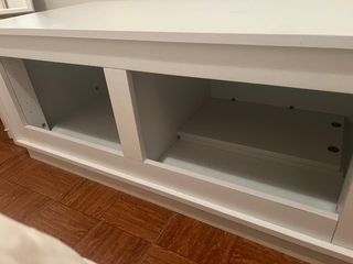 Mesa TV moderna blanca