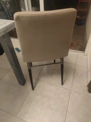 Silla de comedor Ikea beige