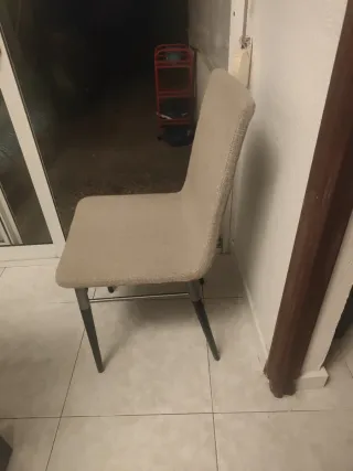 Silla de comedor Ikea beige