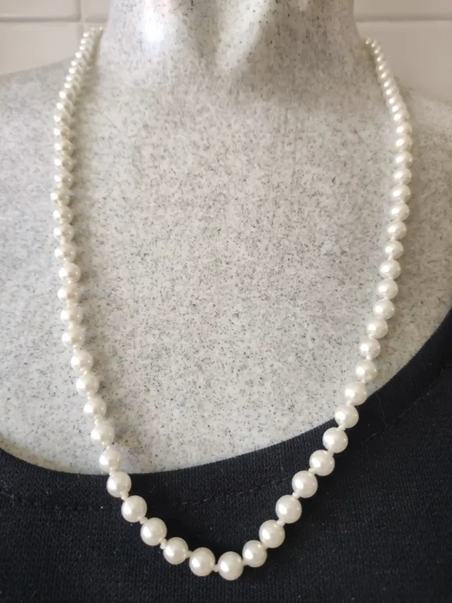 Collar de gemas naturales y perlas Mayorca