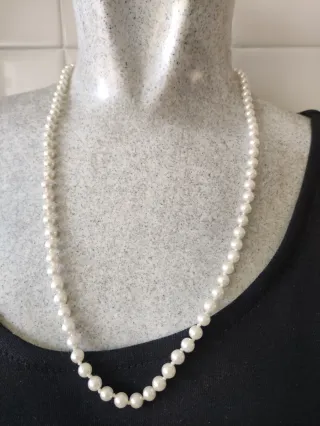 Collar de gemas naturales y perlas Mayorca