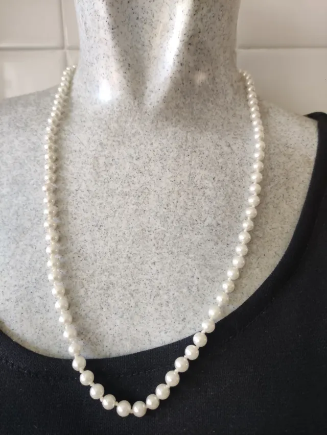 Collar de gemas naturales y perlas Mayorca