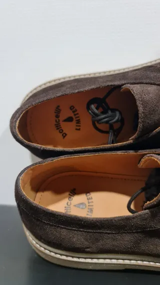 Scarpe Botticelli scamosciate marroni n.42