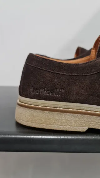 Scarpe Botticelli scamosciate marroni n.42
