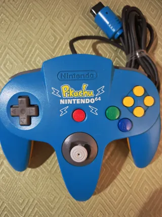 Controller originale Pikachu Nintendo 64 Blu