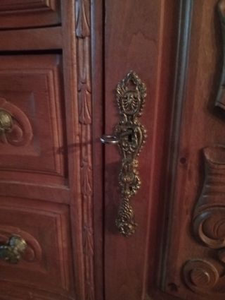 Mueble Comedor Renacimiento Español Madera Maciza