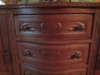 Mueble Comedor Renacimiento Español Madera Maciza