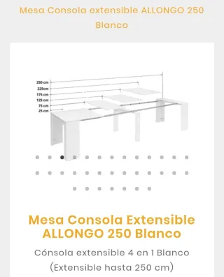 Mesa consola comedor extensible A ESTRENAR