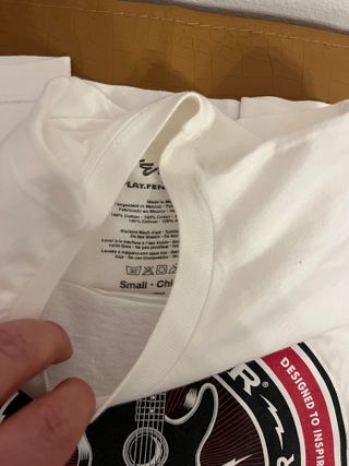 Maglia Fender Acoustasonic Tg S Bianca