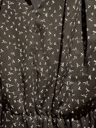 Vestido Mango floral negro talla S  + otro de rega