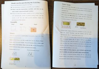 2 Cajas Cierre Digital Temporizado / Contraseña