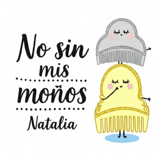 Bolsa moños  Fallera No sin mis moños