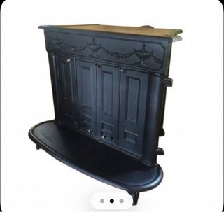 Estufa Hergom Franklin82 Metal Gris hierro fundido