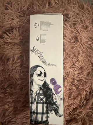 Micrófono Karaoke Portátil Morado