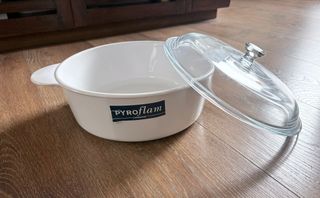 Set Ollas Pyroflam Corning Vidrio Cerámica