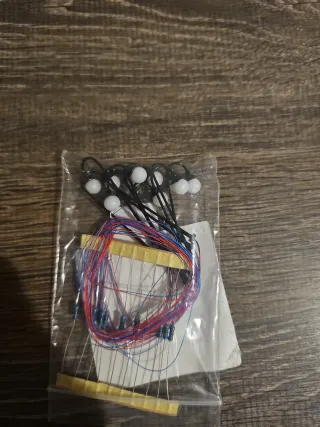 10 Farolas LED Escala N Modelismo