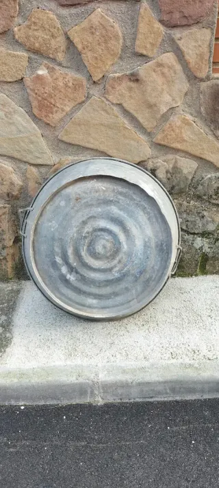 Bañera antigua de zinc