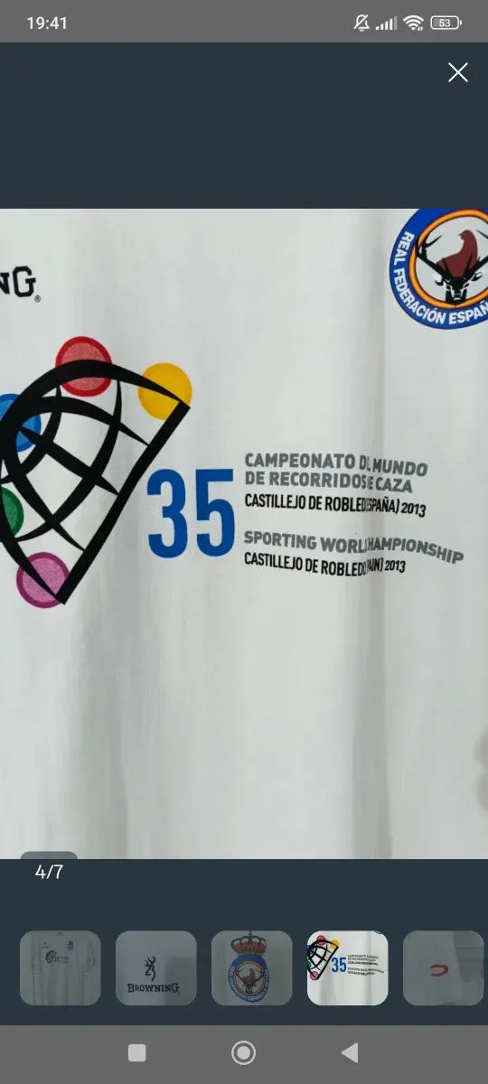 Camiseta Browning Caza Mundial 35 - L-