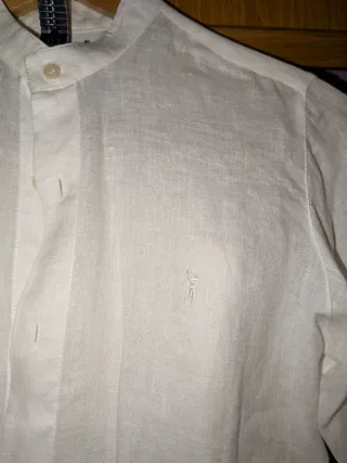 Traje Comunión Lino Niño Beige Talla 11 NEGOCIABLE