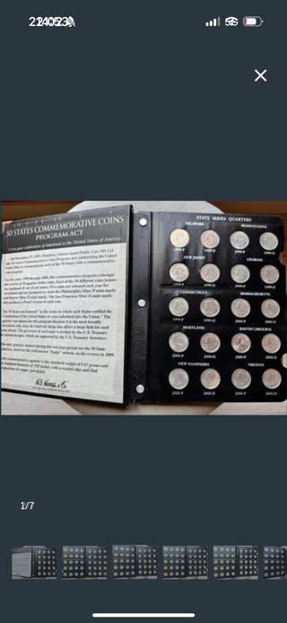 Colección de Quarters dollar