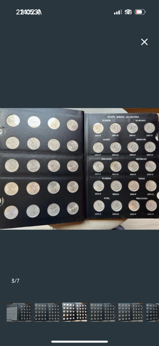 Colección de Quarters dollar