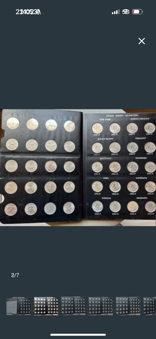 Colección de Quarters dollar