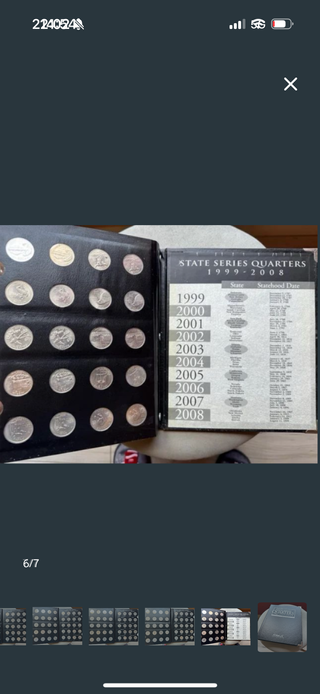 Colección de Quarters dollar