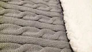 Arrullo bebé punto gris borreguito 0-3m