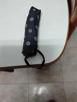 2 Ombrelli pieghevoli con stampa floreale