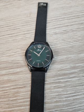 Reloj Lotus hombre Negro y Verde