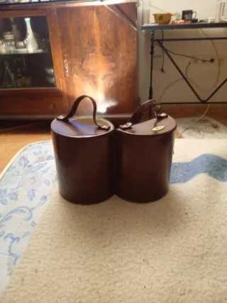 Joyero marrón vintage