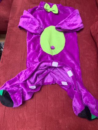 Disfraz Monstruo Morado Bebé 6-12 meses