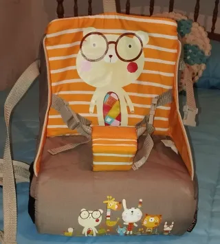 Trona portátil plegable para silla