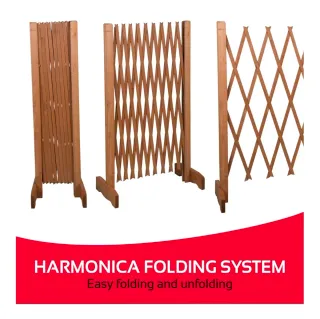 Barrera extensible madera 90x117cm