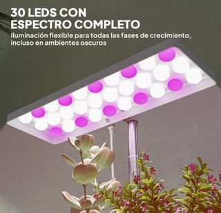 Lámpara LED Crecimiento Plantas Interior