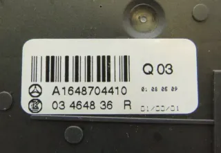 Interruptor de Asientos Derecho MERCEDES-BENZ R251 W164 A1648704410 03464836R