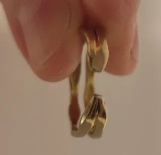 Anillo dorado 2 tiras