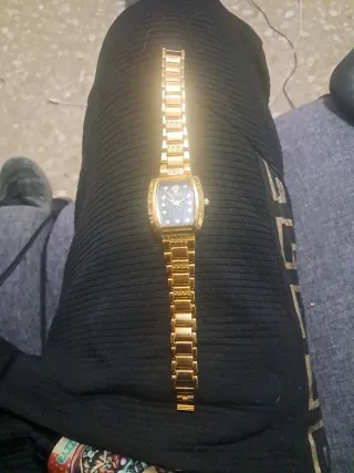 Reloj Versace Dorado Negro Negociable