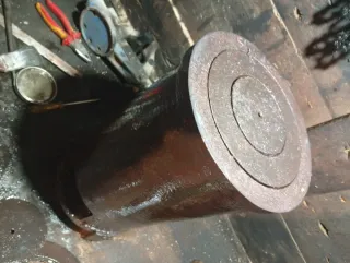 Estufa leña pequeña metal