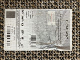 Alfombra pelo gris poliéster