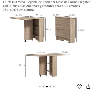 Mesa plegable comedor/cocina