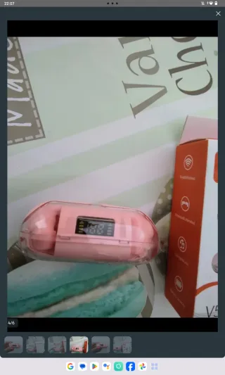 Auriculares Bluetooth Inalámbricos Rosa